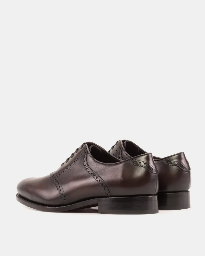 Martin Burgundy Saddle Oxford