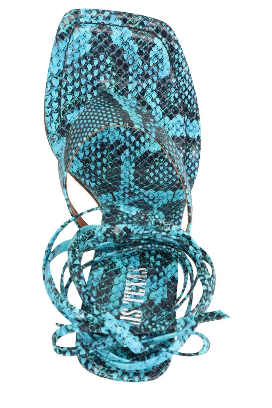 Paris Texas Iris Squared-Toe Strappy Sandals