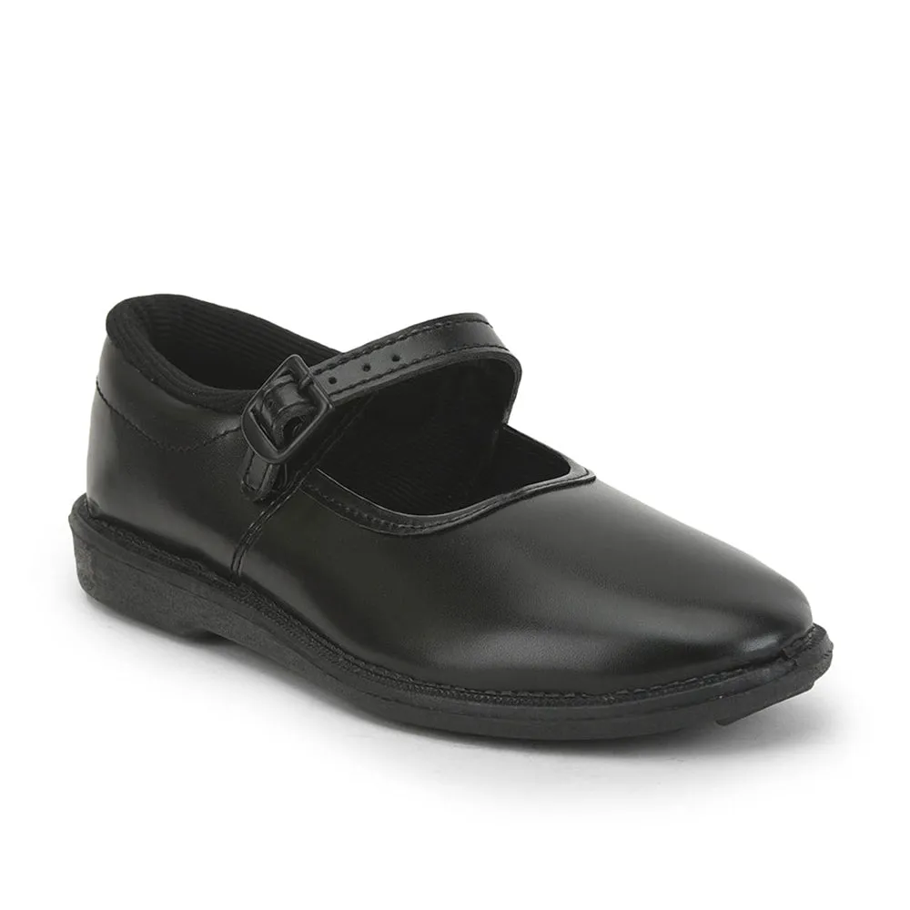 Prefect Black Ballerina Dress School Shoes For Kids S/GIRL (N) By Liberty