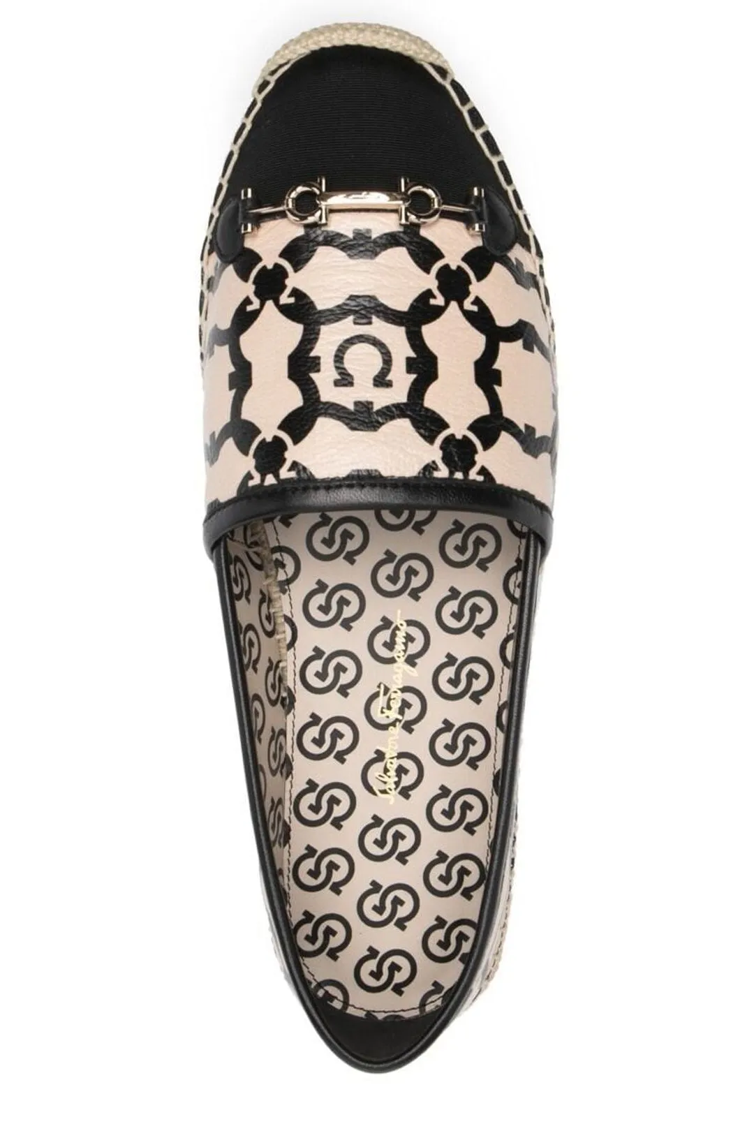 Salvatore Ferragamo Gancini Printed Galore Espadrillas