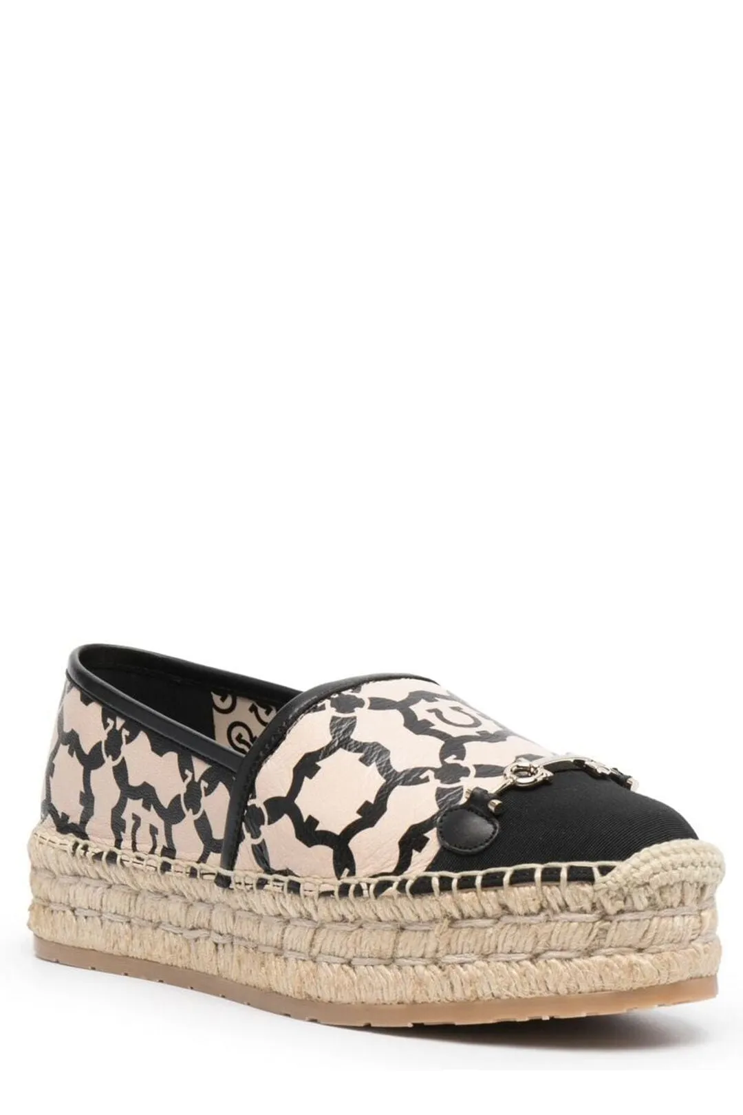 Salvatore Ferragamo Gancini Printed Galore Espadrillas
