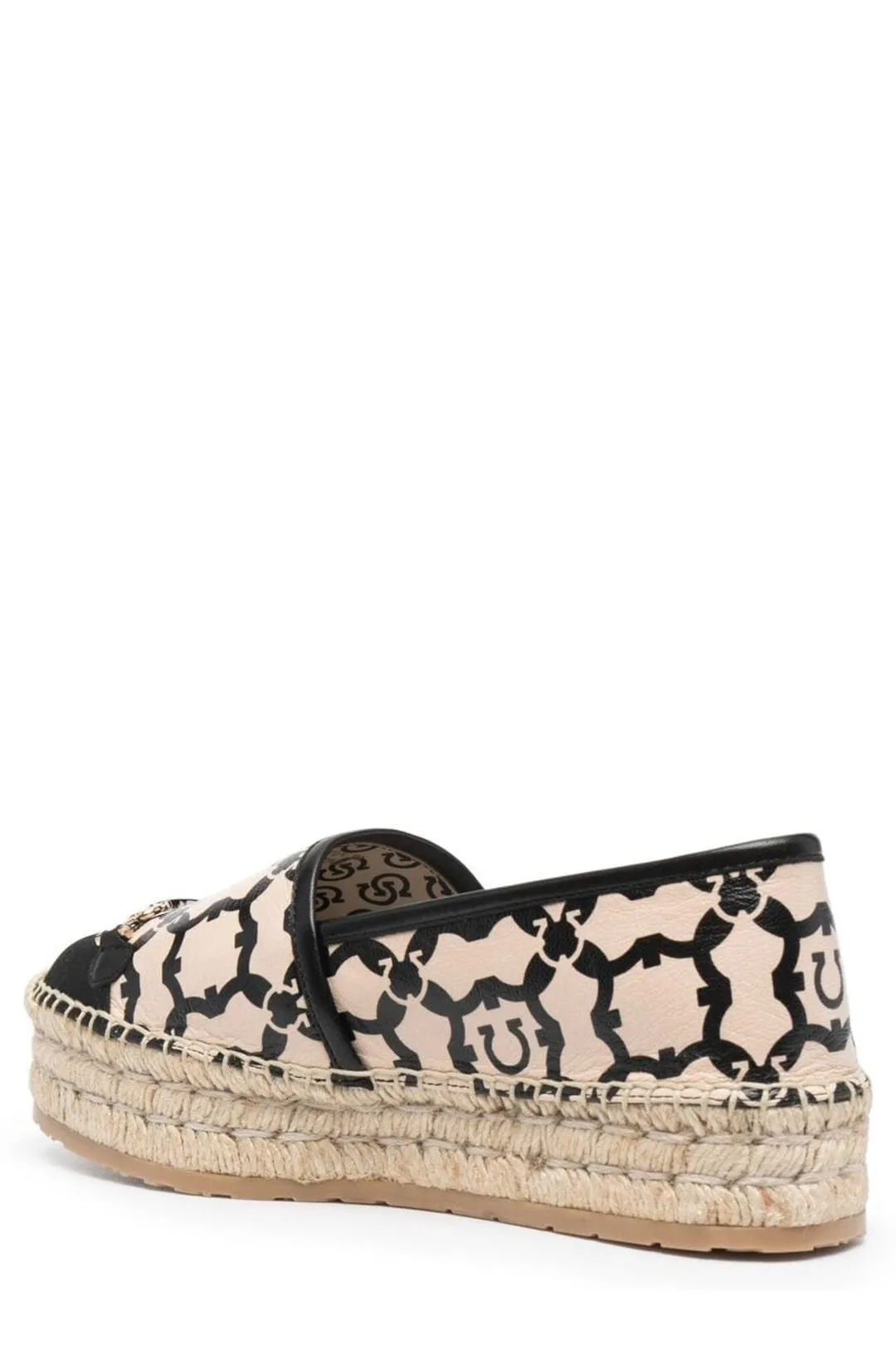 Salvatore Ferragamo Gancini Printed Galore Espadrillas