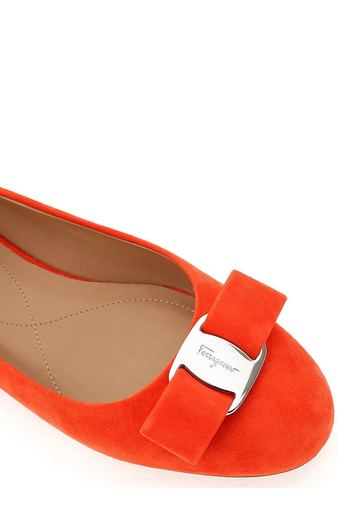 Salvatore Ferragamo Varina Ballerina Flat Shoes