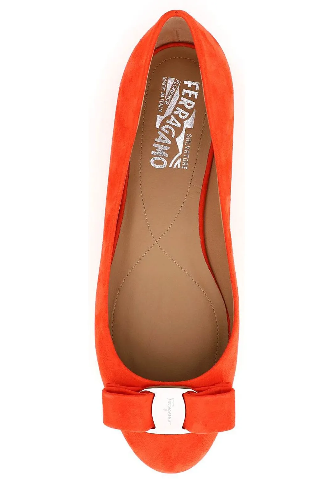 Salvatore Ferragamo Varina Ballerina Flat Shoes