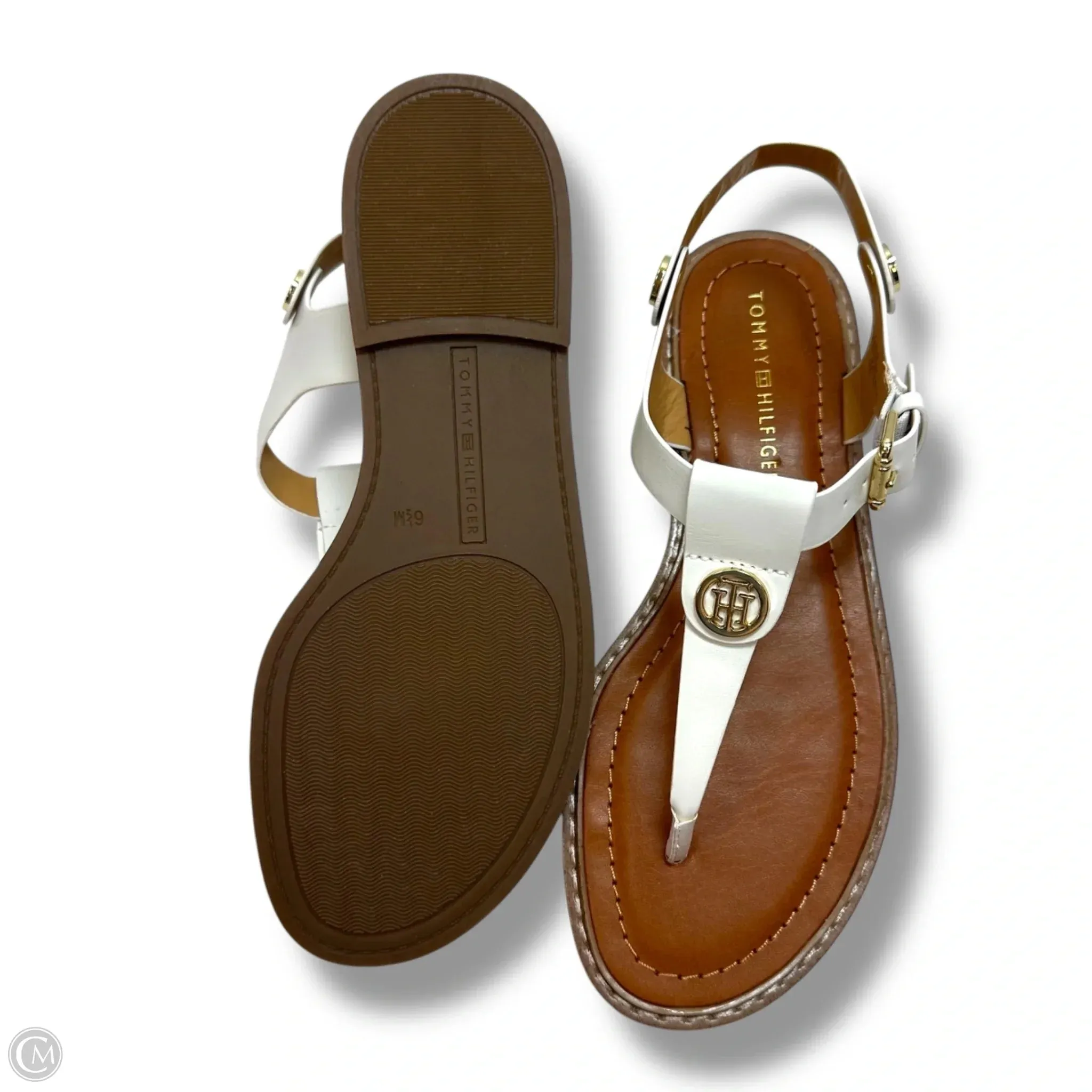 Sandals Flats By Tommy Hilfiger In White, Size: 6.5