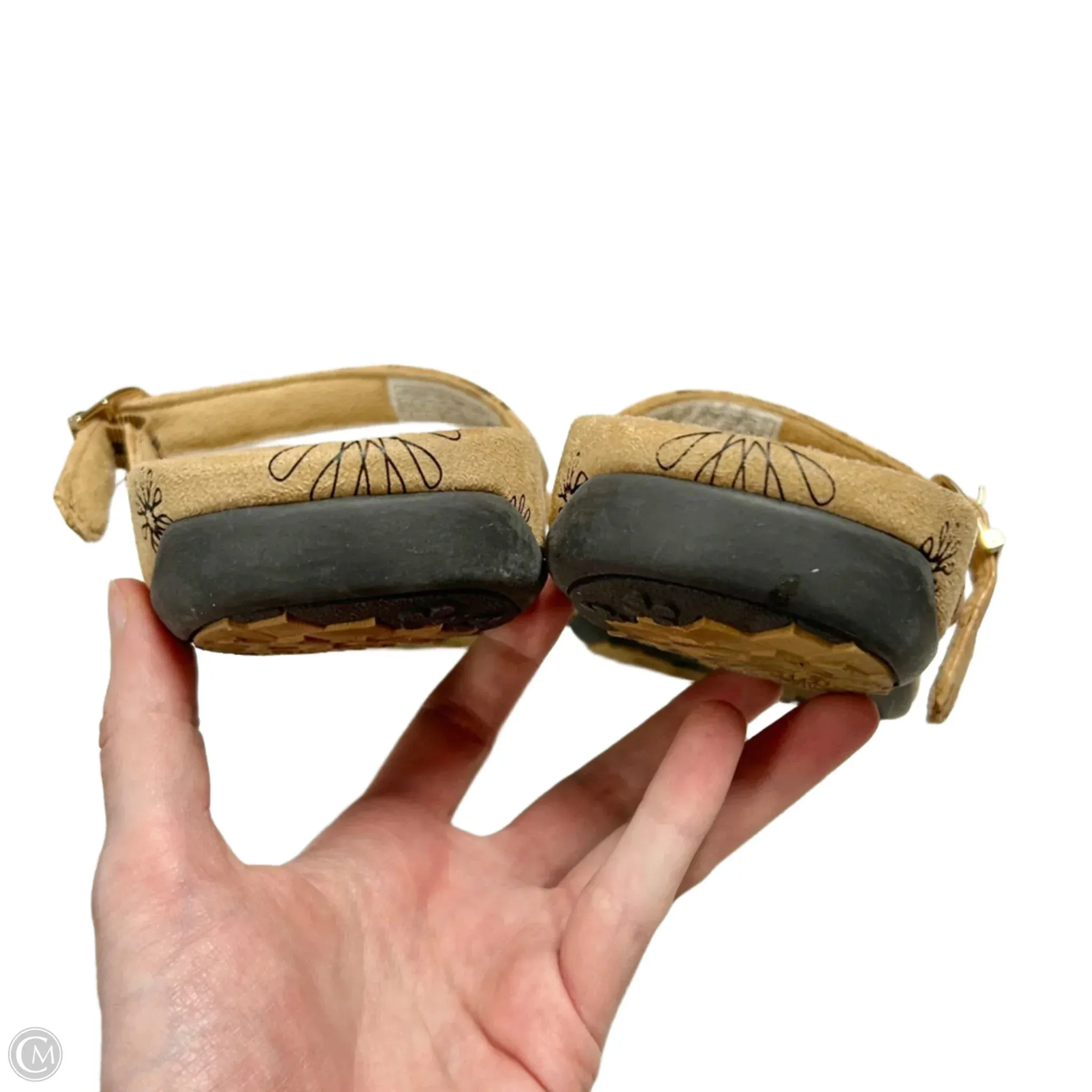 Sandals Flats By Vionic In Tan, Size: 8