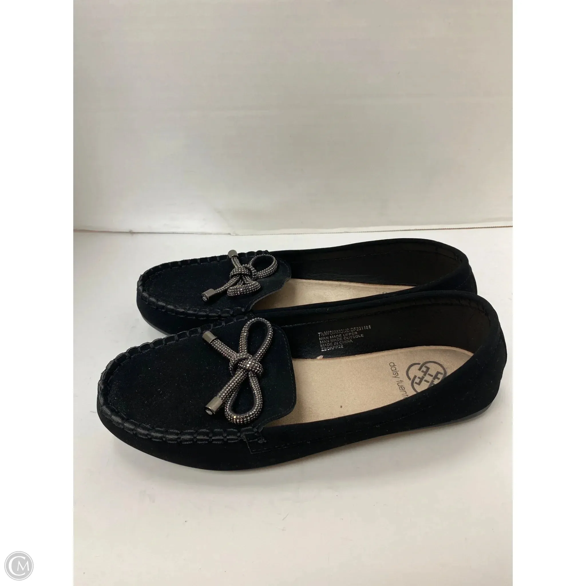 Shoes Flats By Daisy Fuentes In Black, Size: 7.5