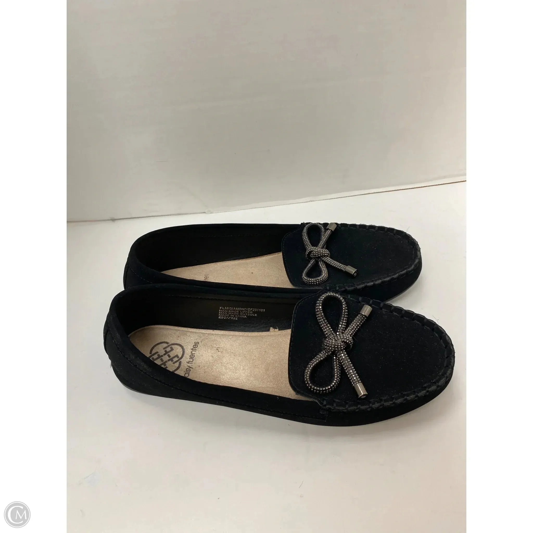 Shoes Flats By Daisy Fuentes In Black, Size: 7.5