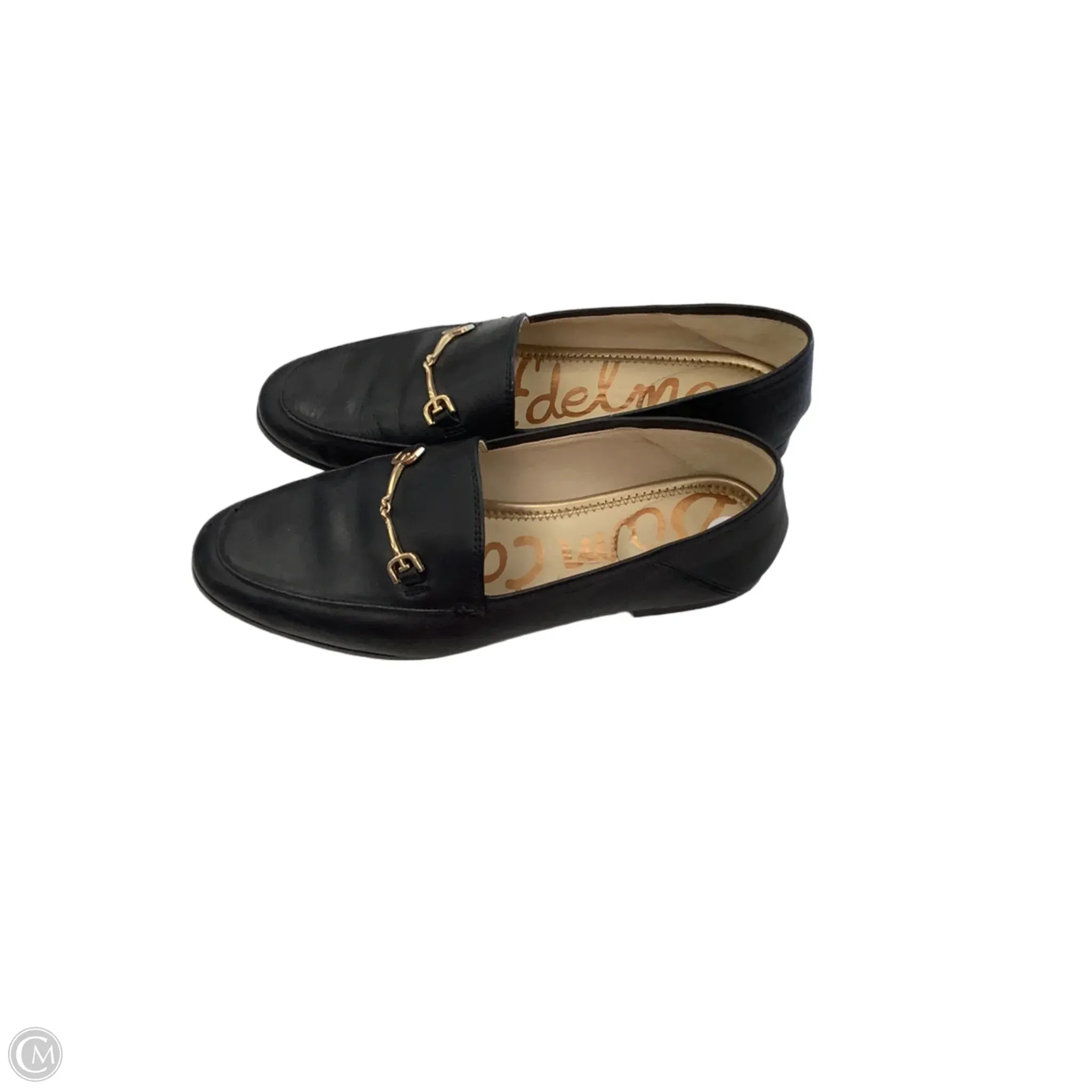 Shoes Flats By Sam Edelman In Black & Gold, Size: 7.5