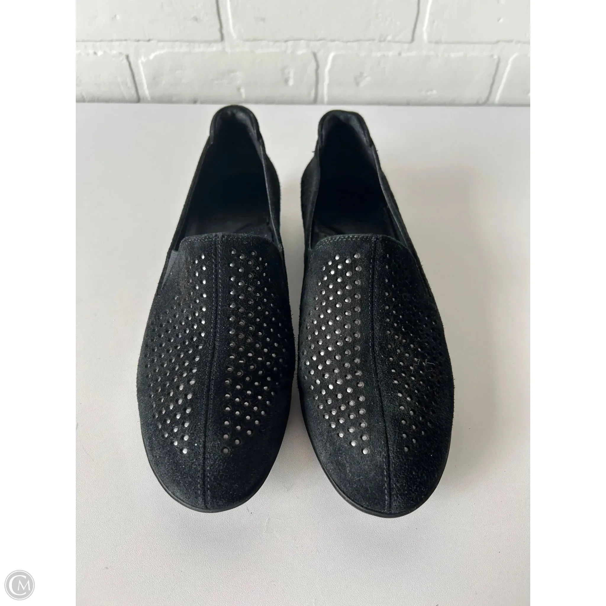 Shoes Flats By Sesto Meucci In Black & Silver, Size: 7.5
