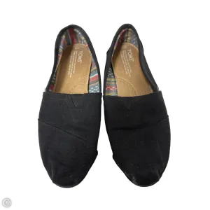 Shoes Flats By Toms In Black, Size: 8