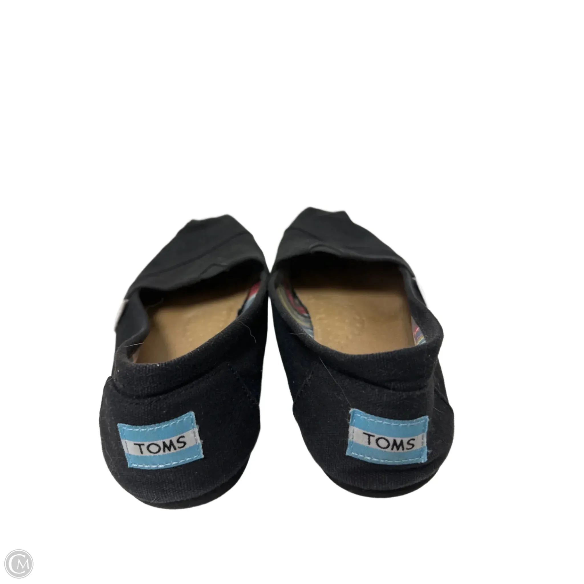 Shoes Flats By Toms In Black, Size: 8