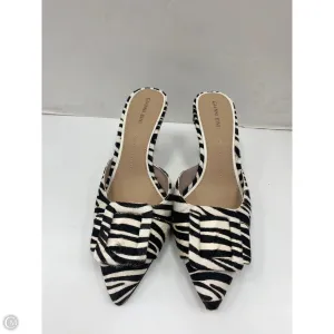 Shoes Heels Kitten By Gianni Bini In Black & White, Size: 10