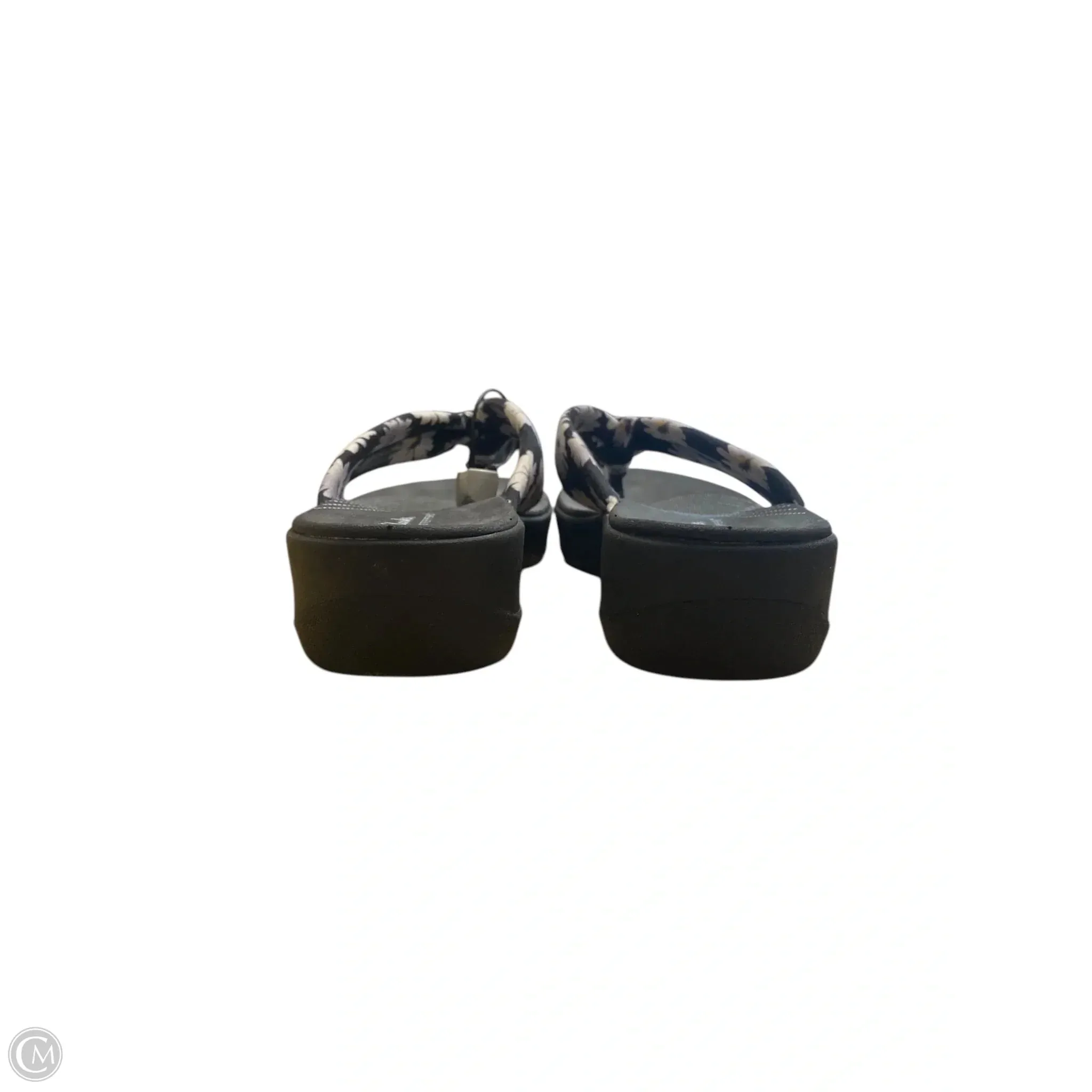 Shoes Heels Wedge By Clarks In Black, Size: 8