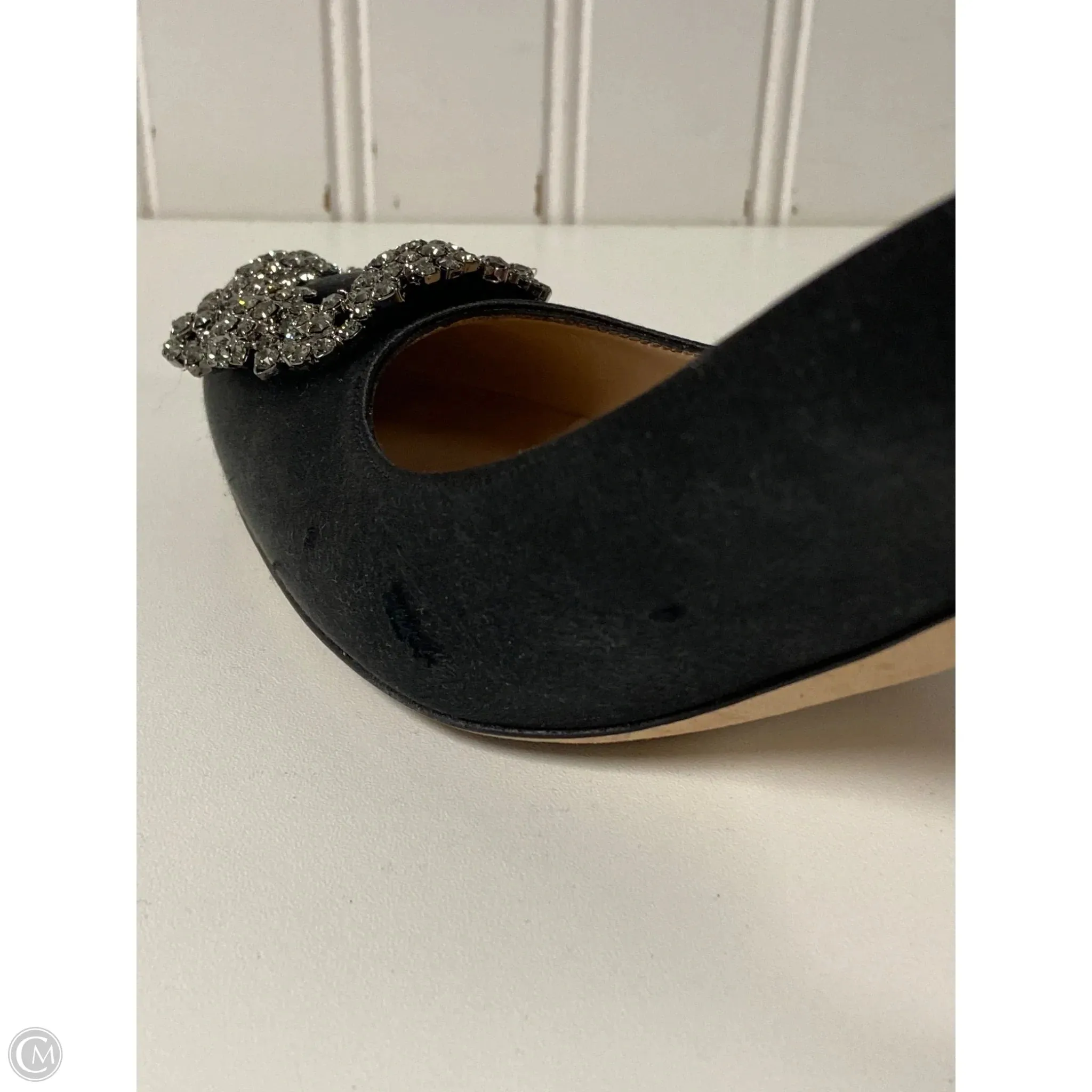 Shoes Luxury Designer By Manolo Blahnik In Black, Size: 6