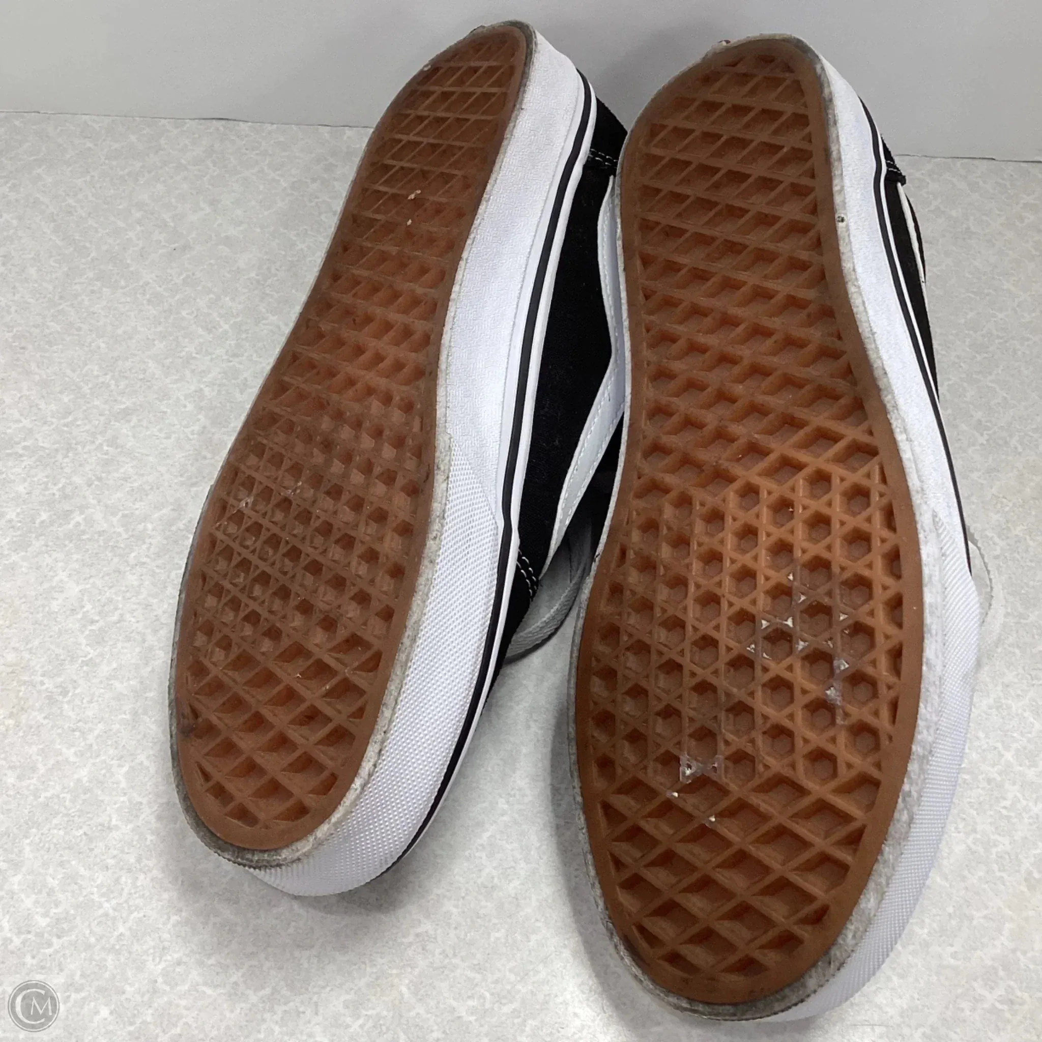 Shoes Sneakers By Vans In Black, Size: 7.5
