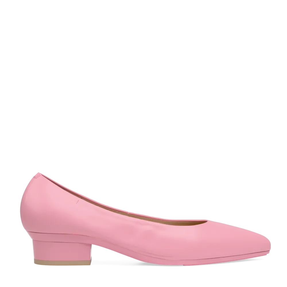 The Pump - Pink Leather