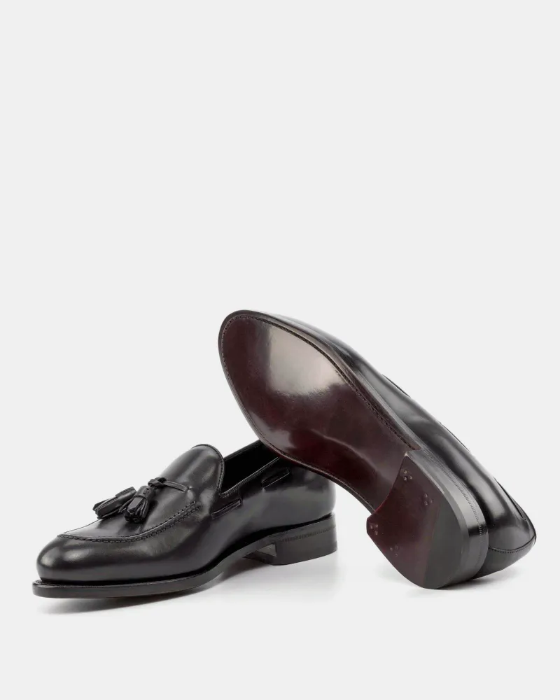 Thomas Black Tassel Loafer