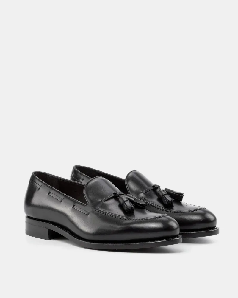 Thomas Black Tassel Loafer