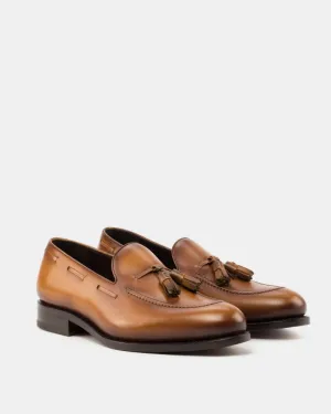 Thomas Cognac Tassel Loafer