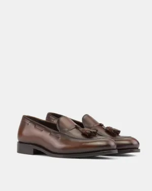 Thomas Medium Brown Tassel Loafer
