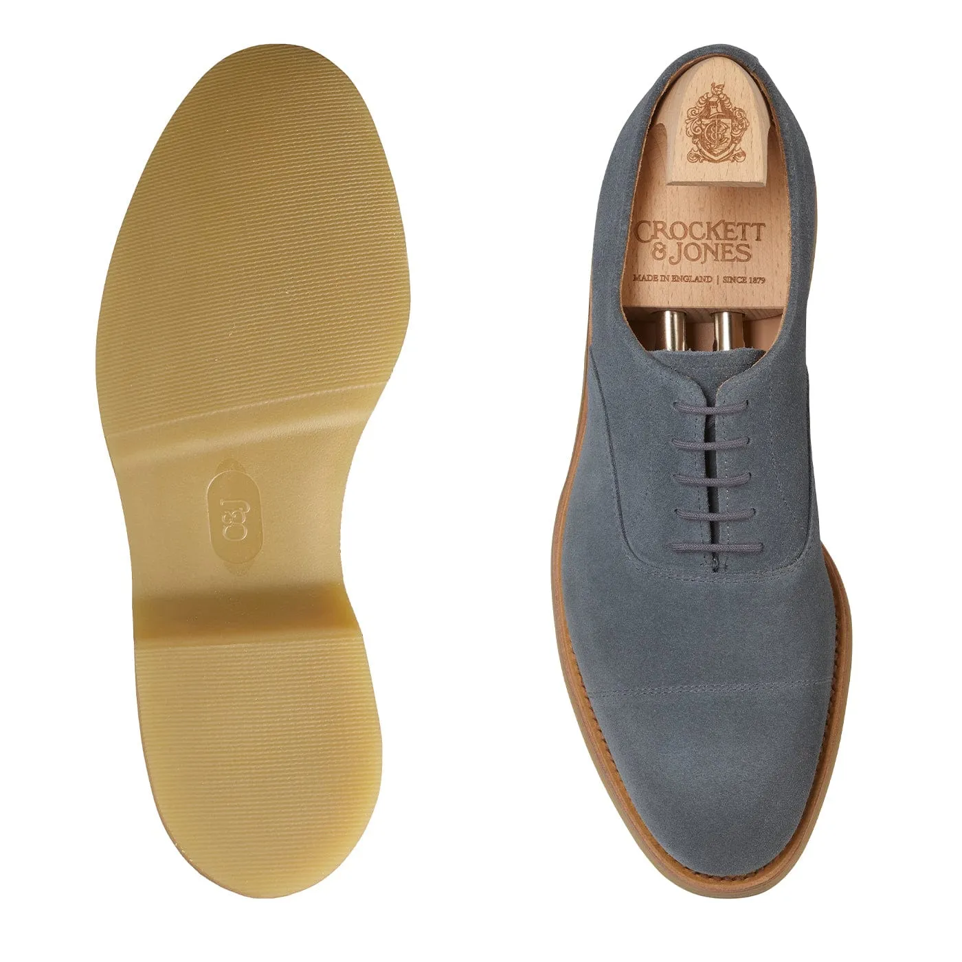 Tresco Pastel Blue Suede