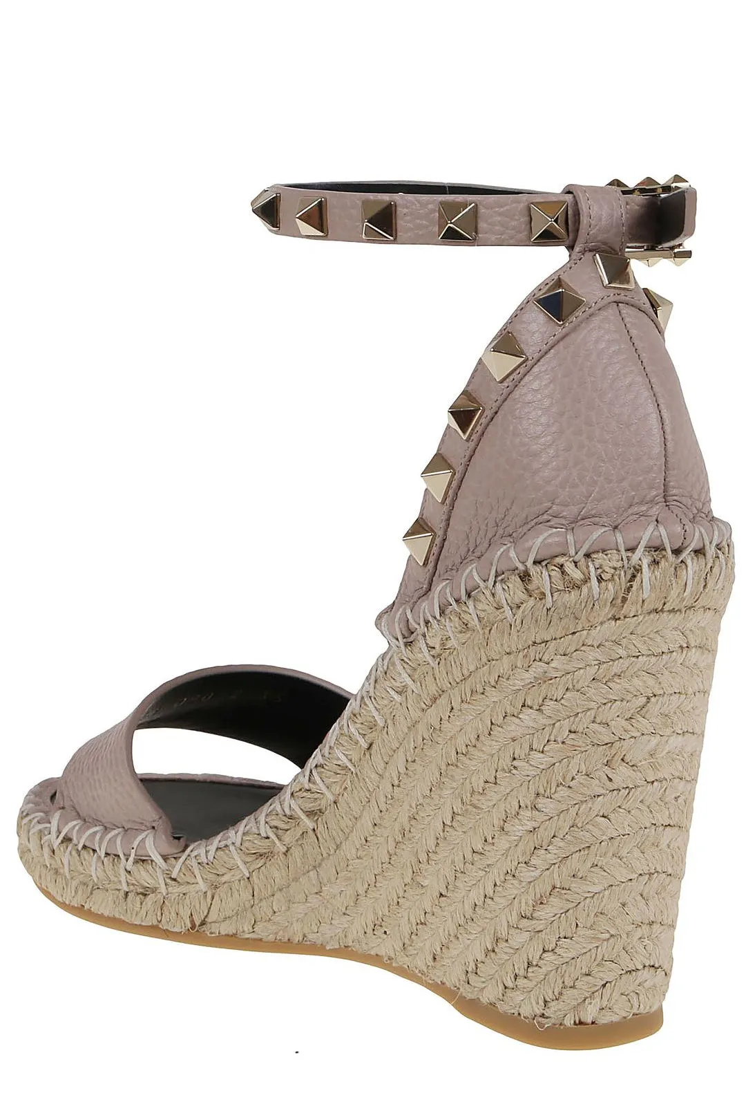 Valentino Garavani Rockstud Wedge Espadrilles