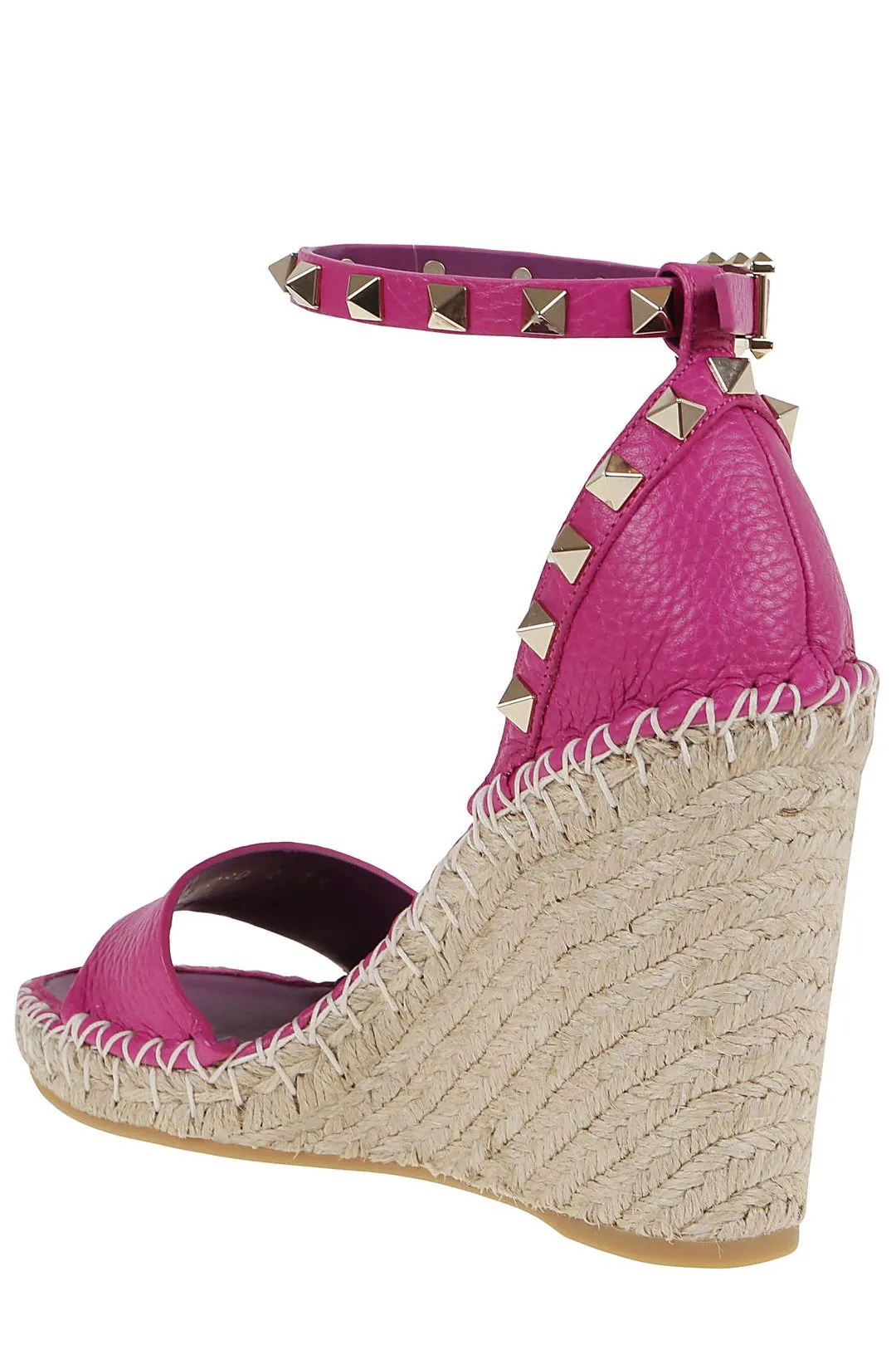 Valentino Garavani Rockstud Wedge Espadrilles