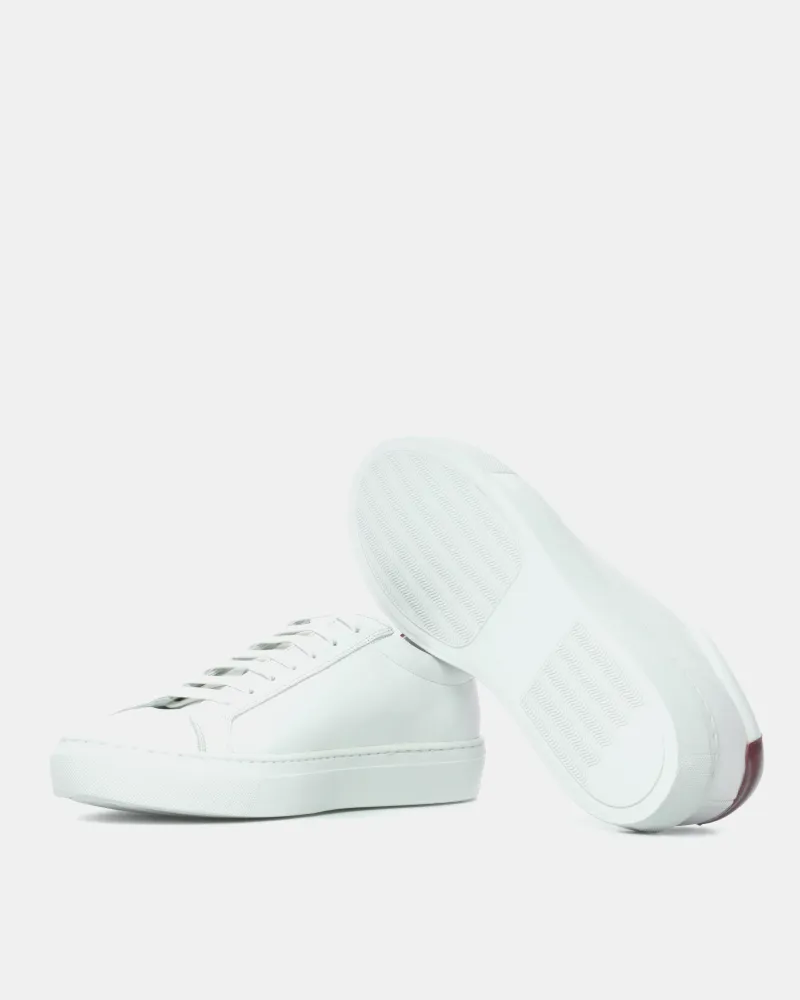 White Low Kick Sneaker