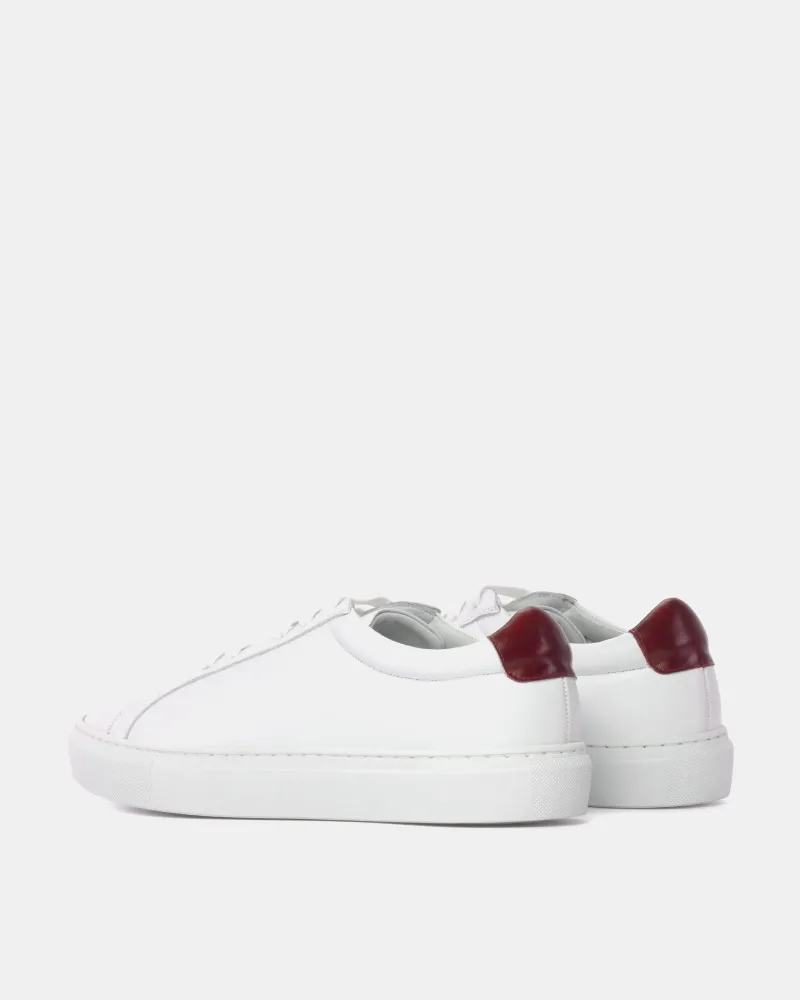 White Low Kick Sneaker
