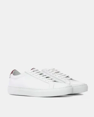 White Low Kick Sneaker